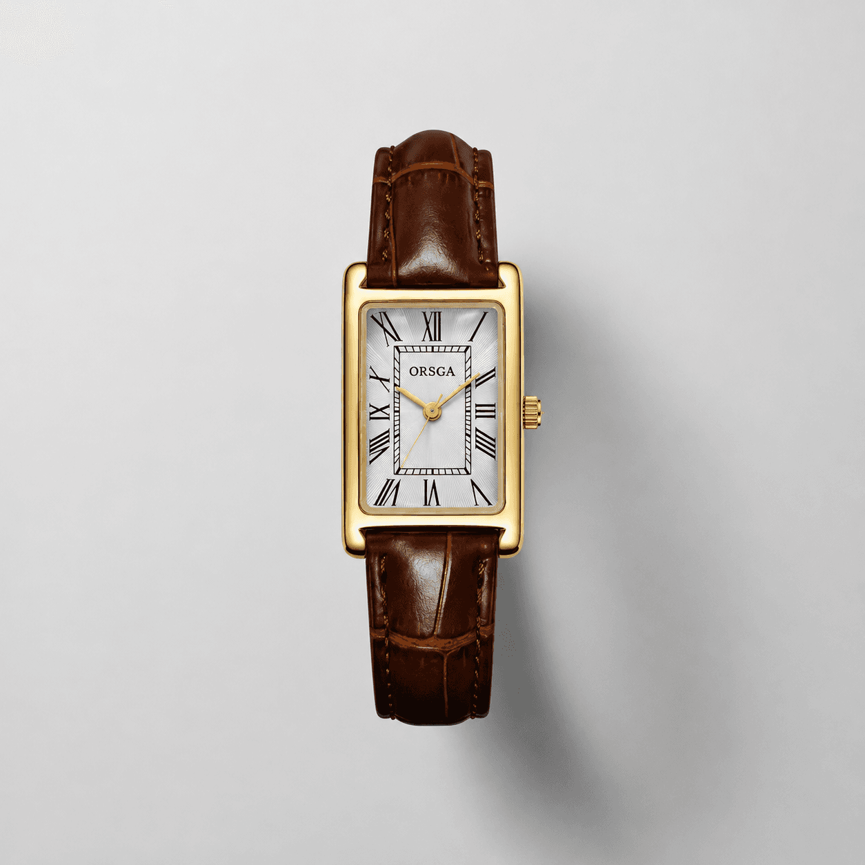 SOH Orsga — Gold Case Brown Leather